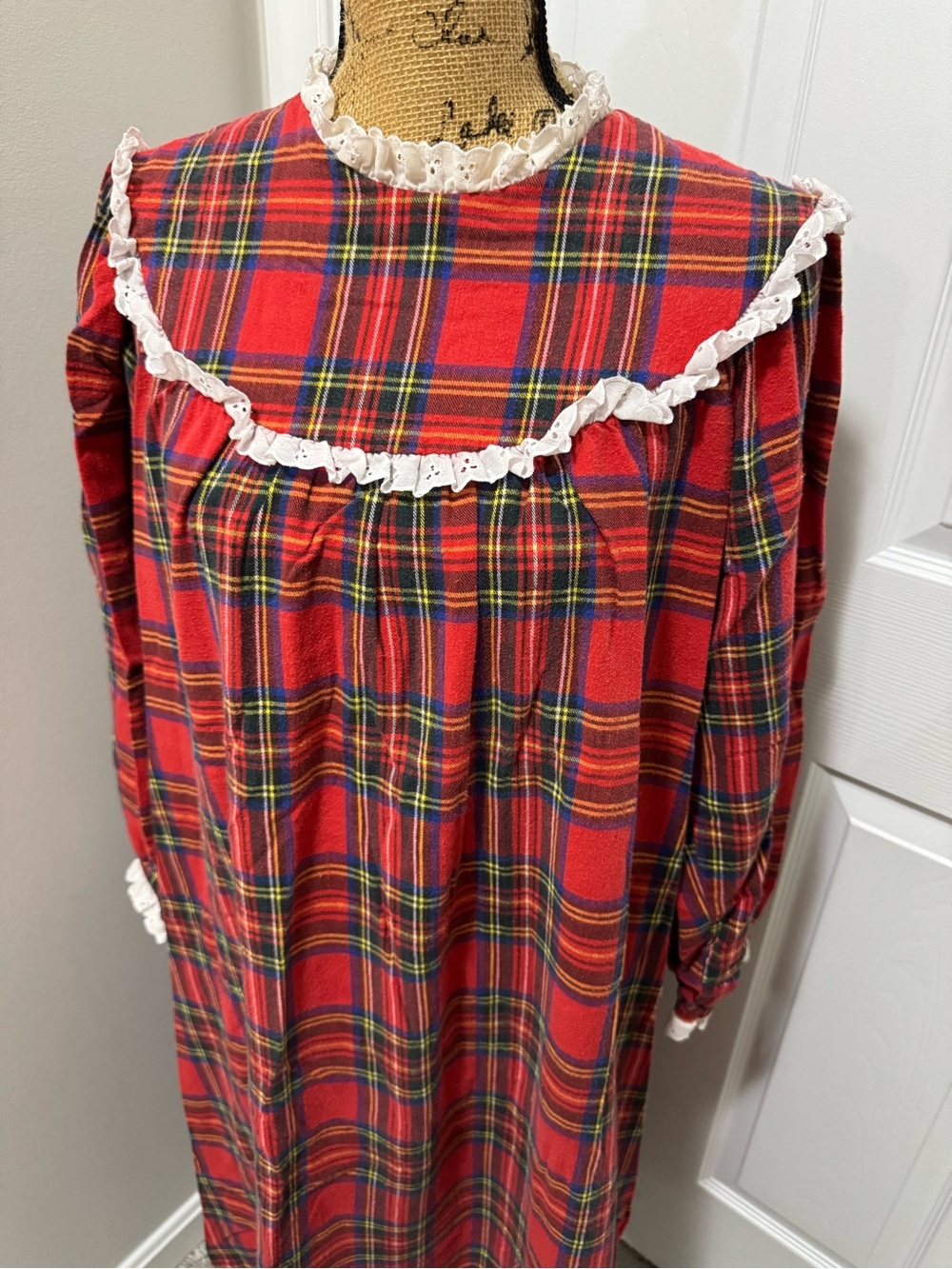 Vintage LL Bean Plaid Nightgown